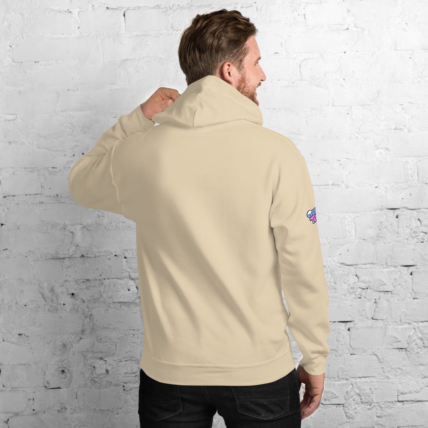 GraffyTees Colorful dripping Skull Unisex Hoodie