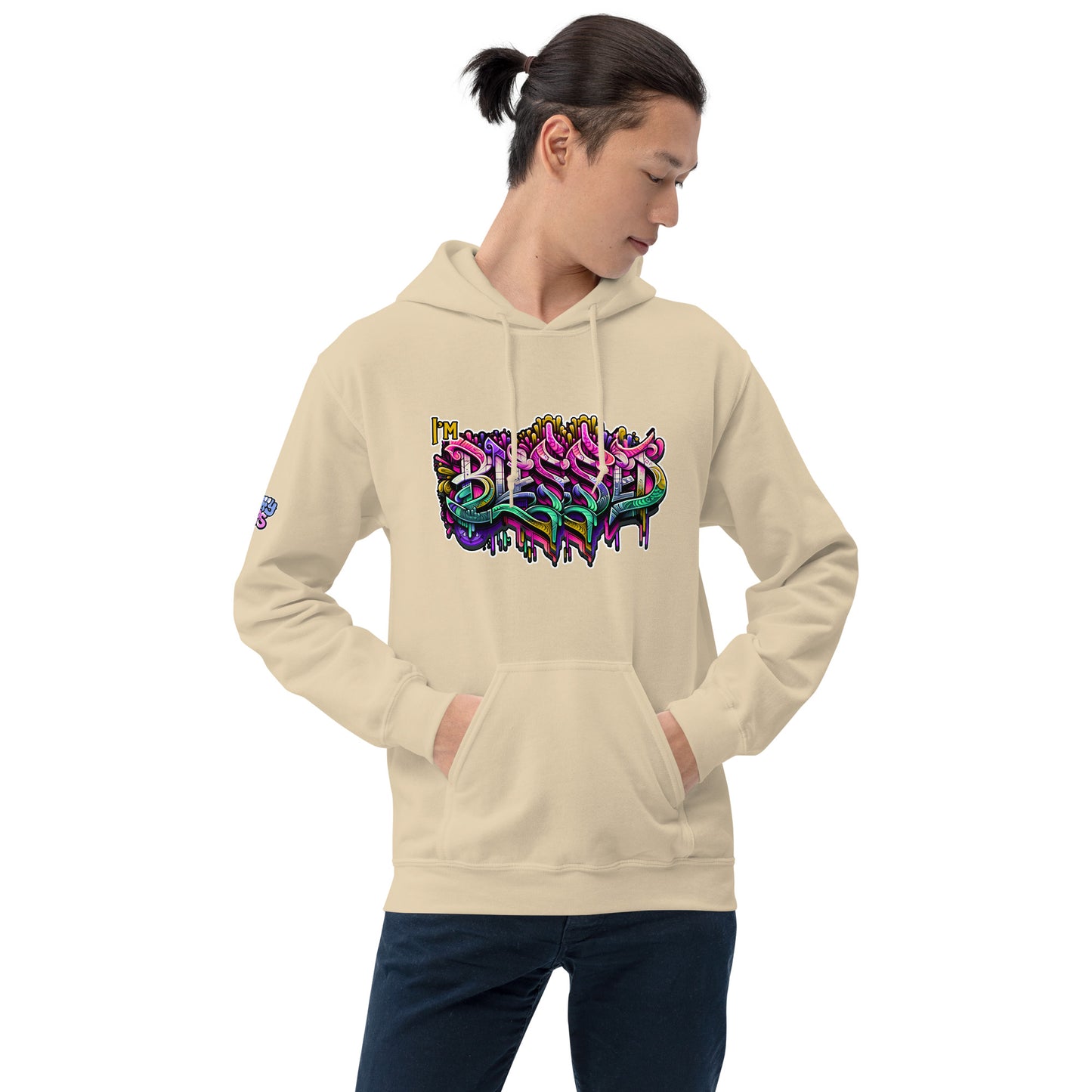Graffiti Blessed Unisex Hoodie