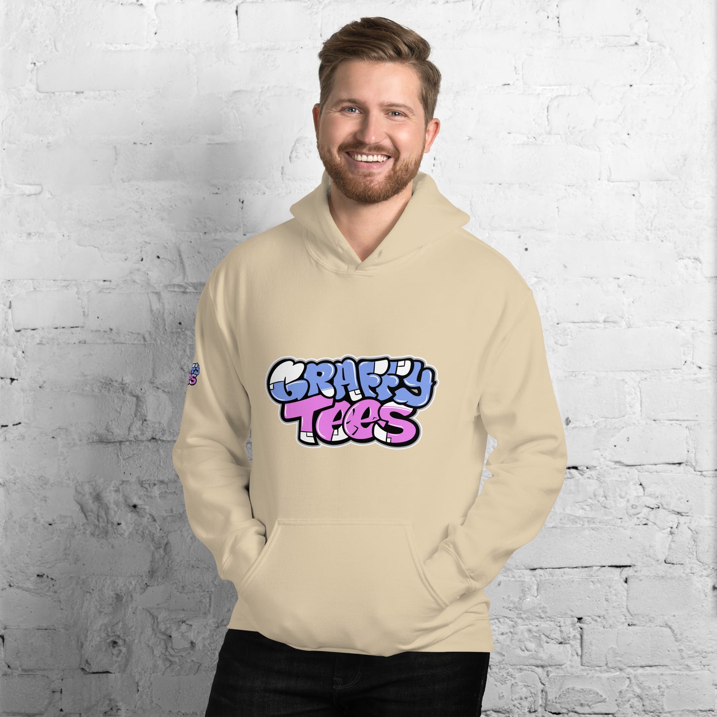 Graffytees Bubble letter graffiti logo Unisex Hoodie