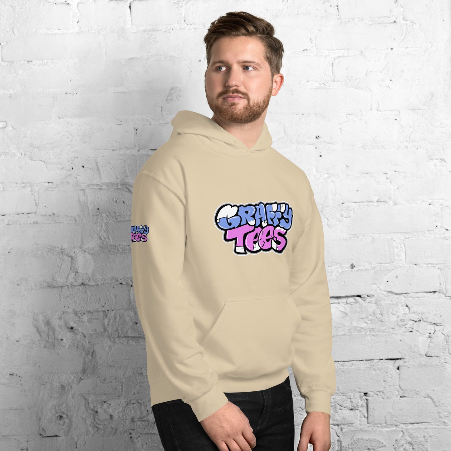 Graffytees Bubble letter graffiti logo Unisex Hoodie