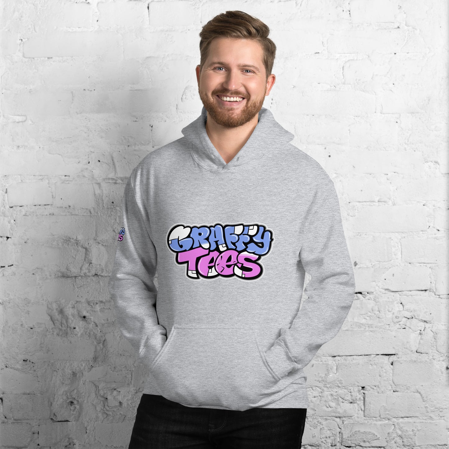 Graffytees Bubble letter graffiti logo Unisex Hoodie