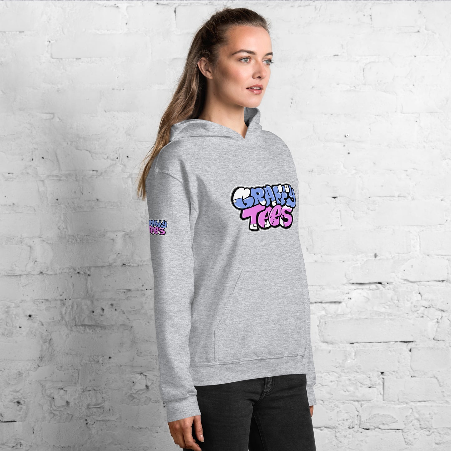 Graffytees bubble letter Unisex Hoodie