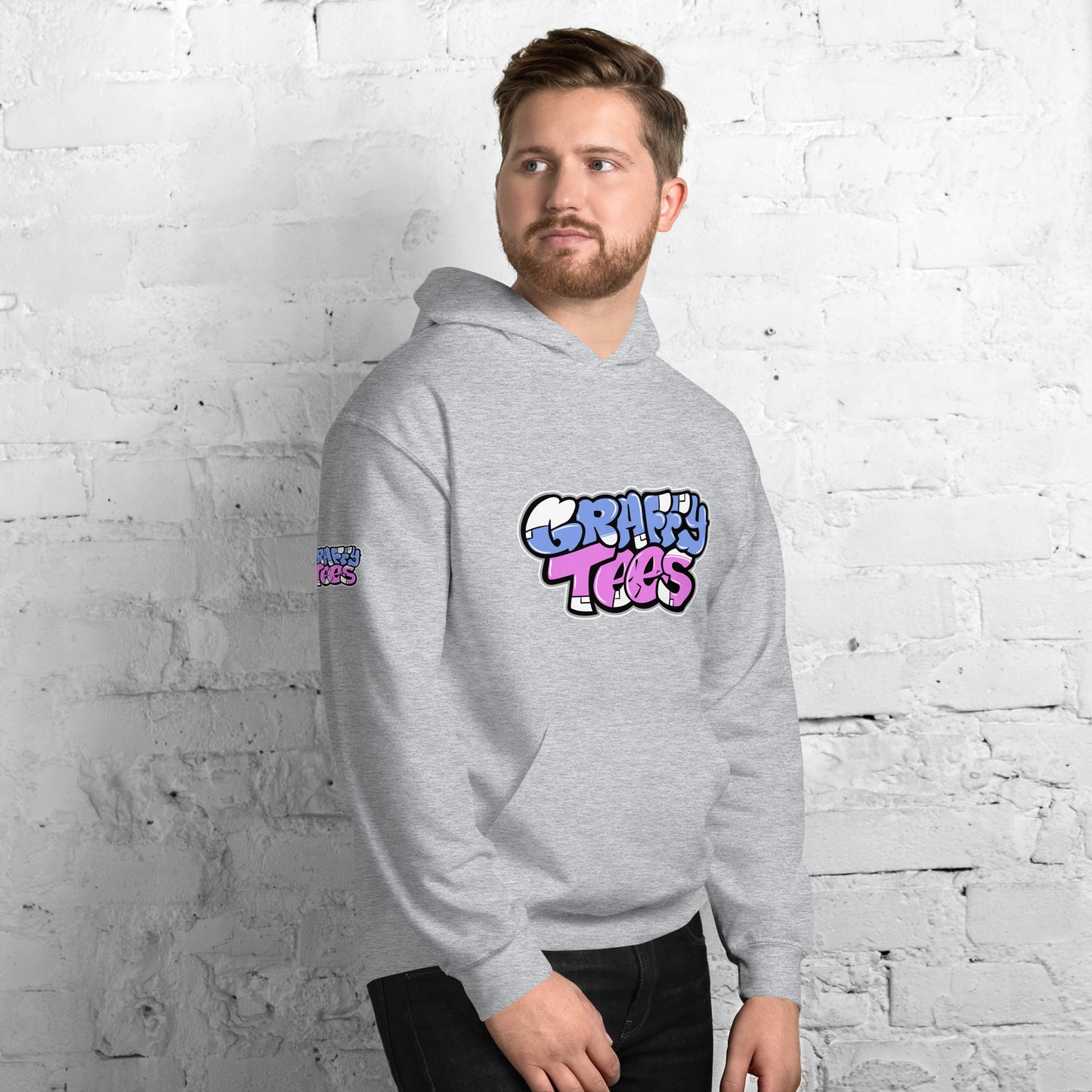 Graffytees Bubble letter graffiti logo Unisex Hoodie