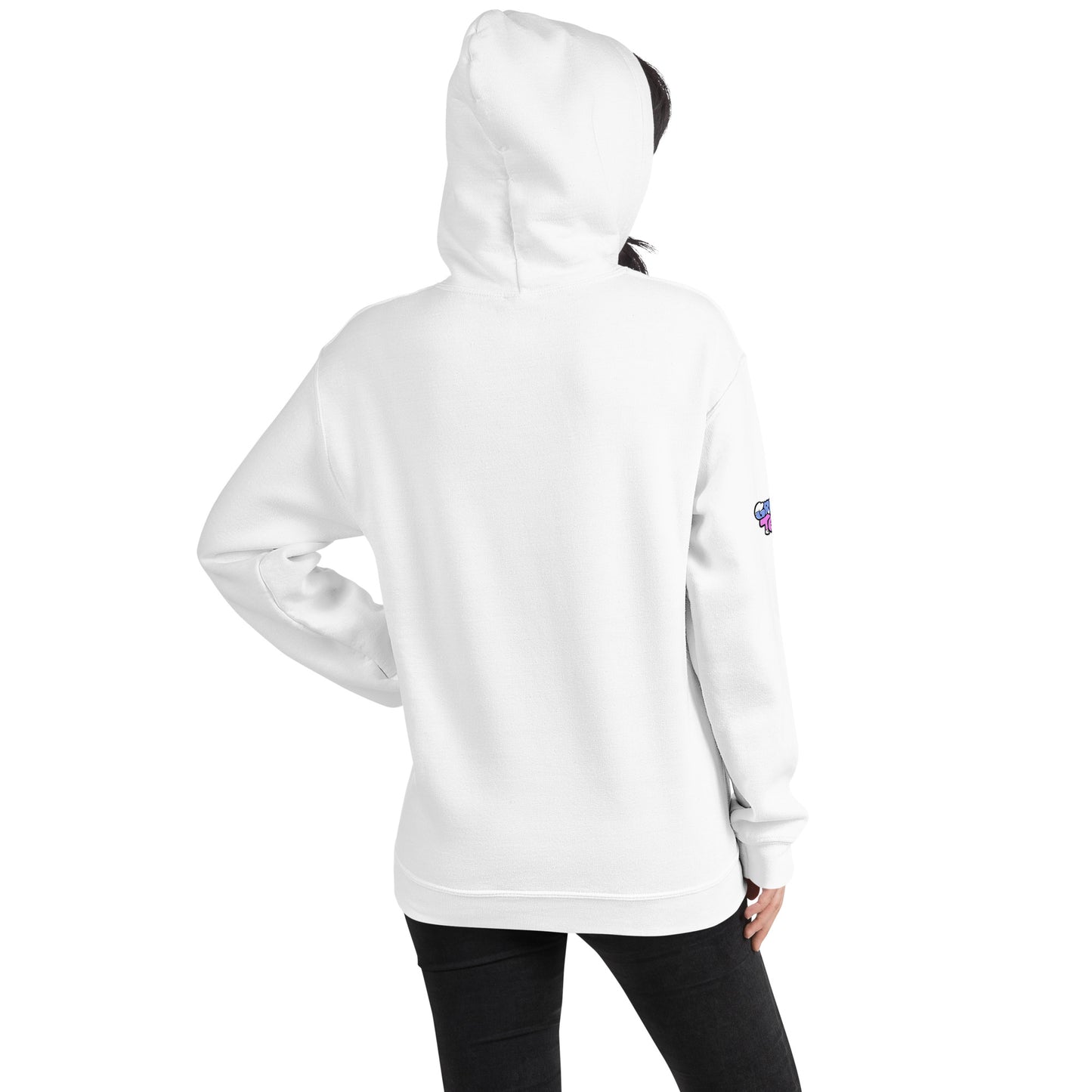 Graffytees Lady Vandal Love Message Unisex Hoodie