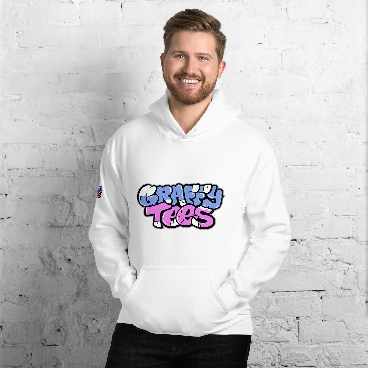 Graffytees Bubble letter graffiti logo Unisex Hoodie
