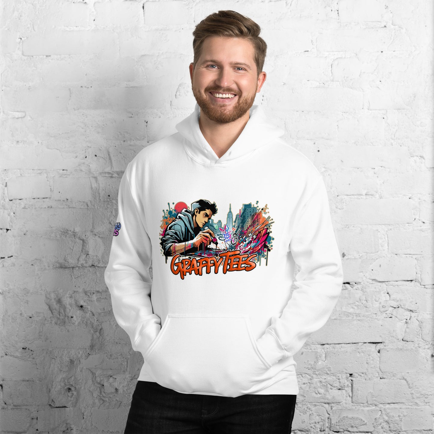 Graffytees Writer vandal with Pilot MarkerUnisex Hoodie