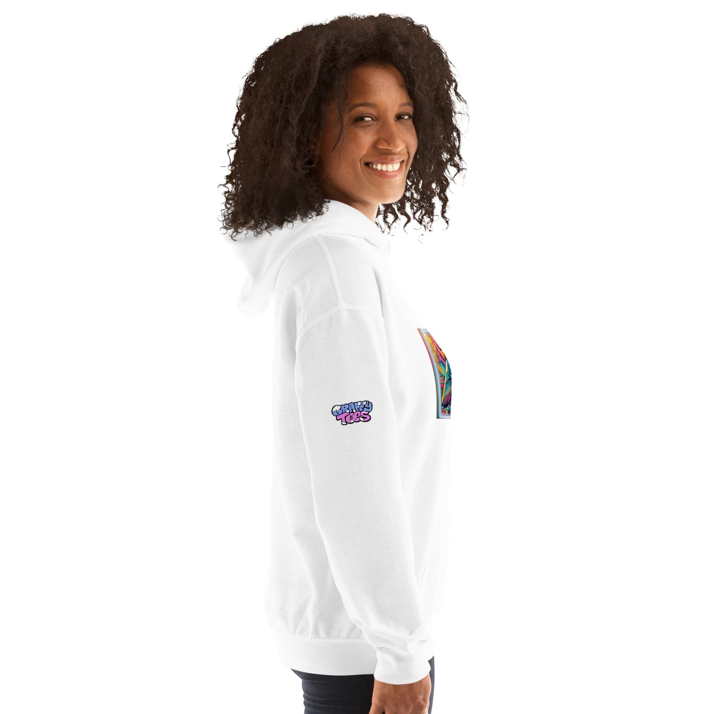 GraffyTees Vandal Artist Creating a Mural Unisex Hoodie