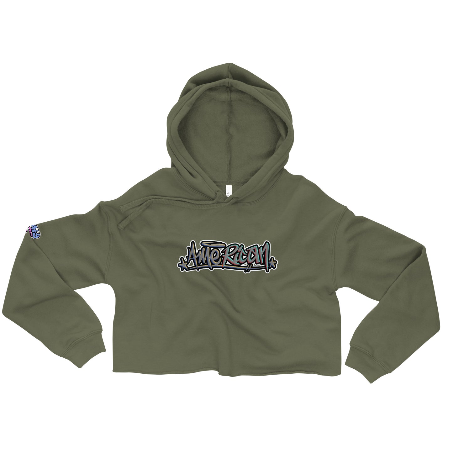 Graffytees American Graffiti Crop Hoodie