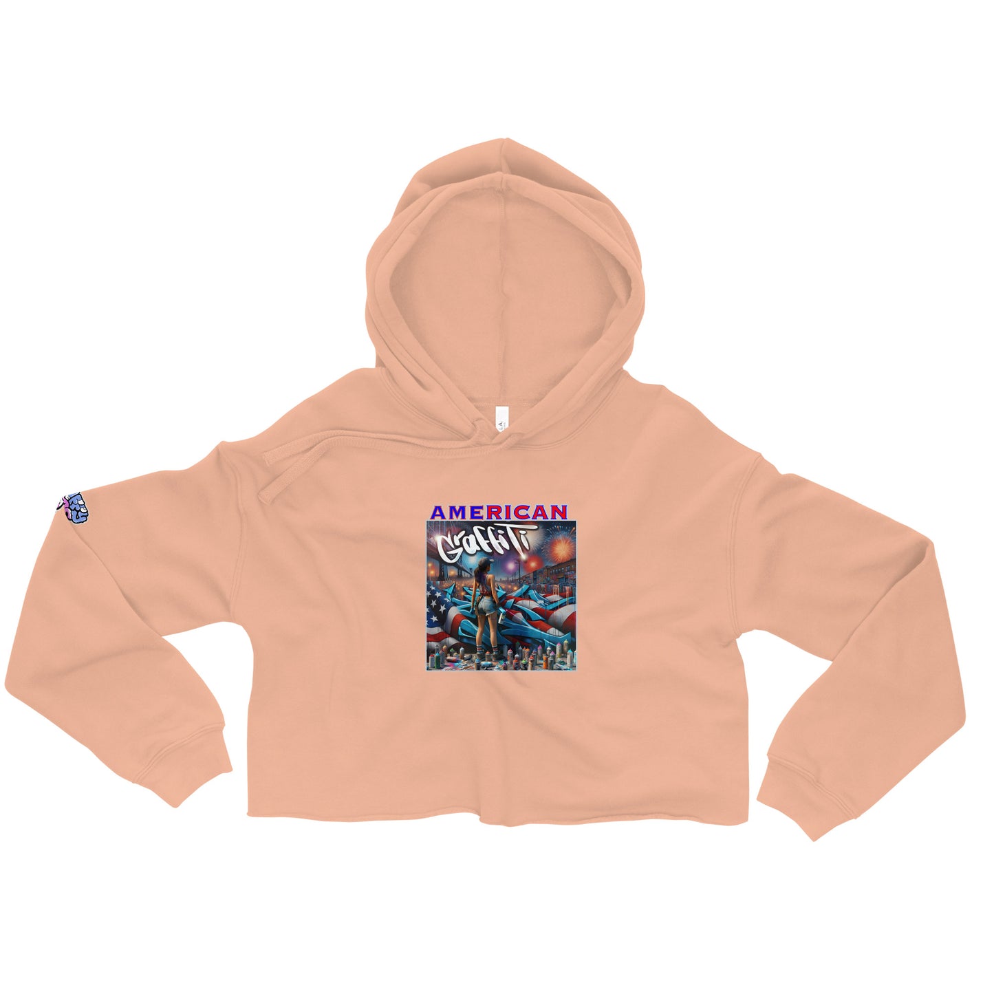 Graffytees American Graffiti Crop Hoodie