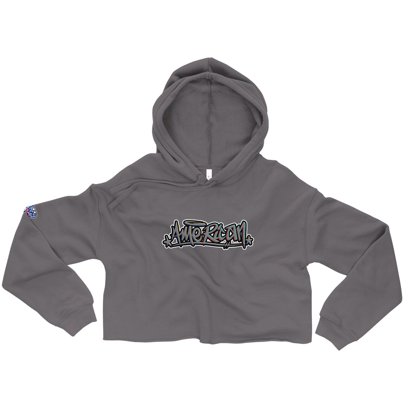 Graffytees American Graffiti Crop Hoodie