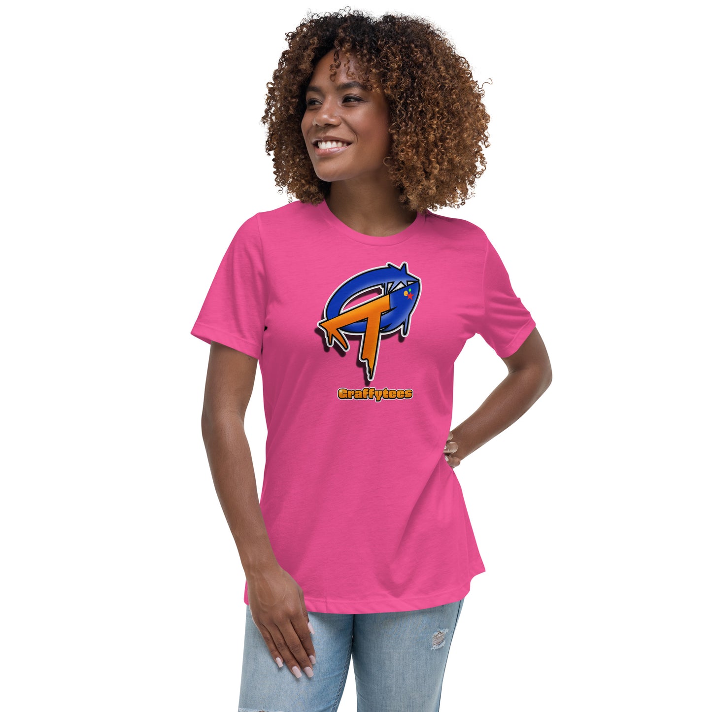 Graffytees GT graffiti monogram Women's Relaxed T-Shirt