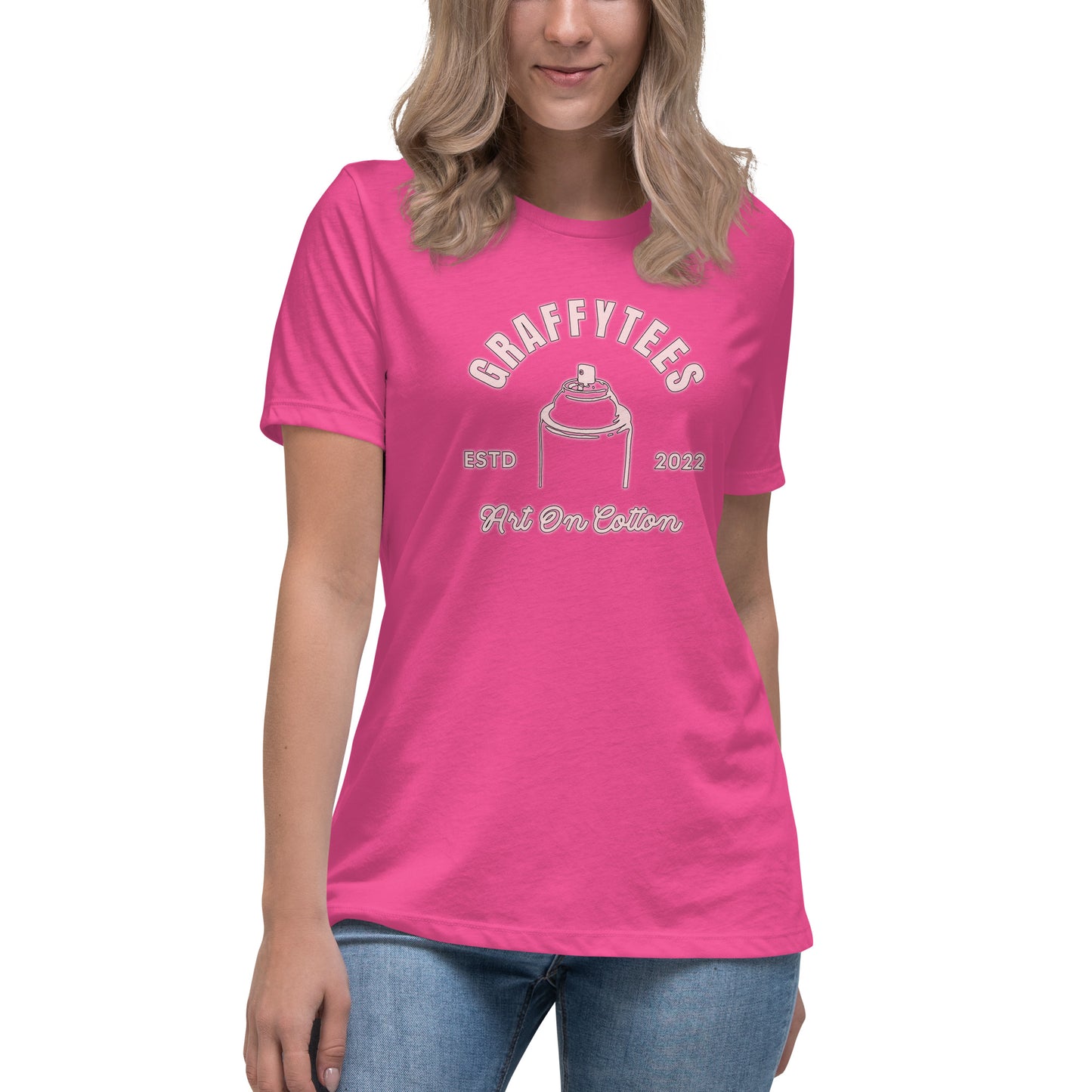 Grafftees Retro style design Women's Relaxed T-Shirt