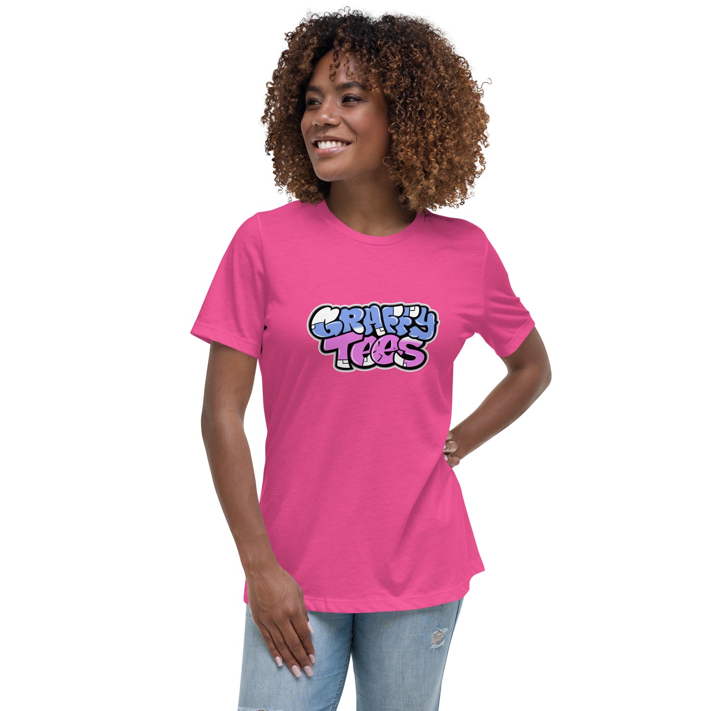Graffitees Bubble letter logo Women's Relaxed T-Shirt