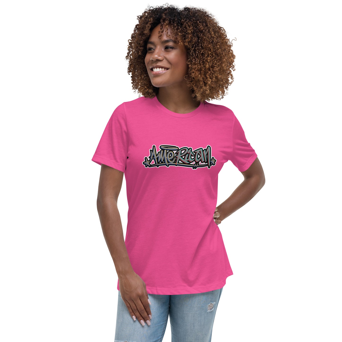 Graffytees American Graffiti Women's Relaxed T-Shirt