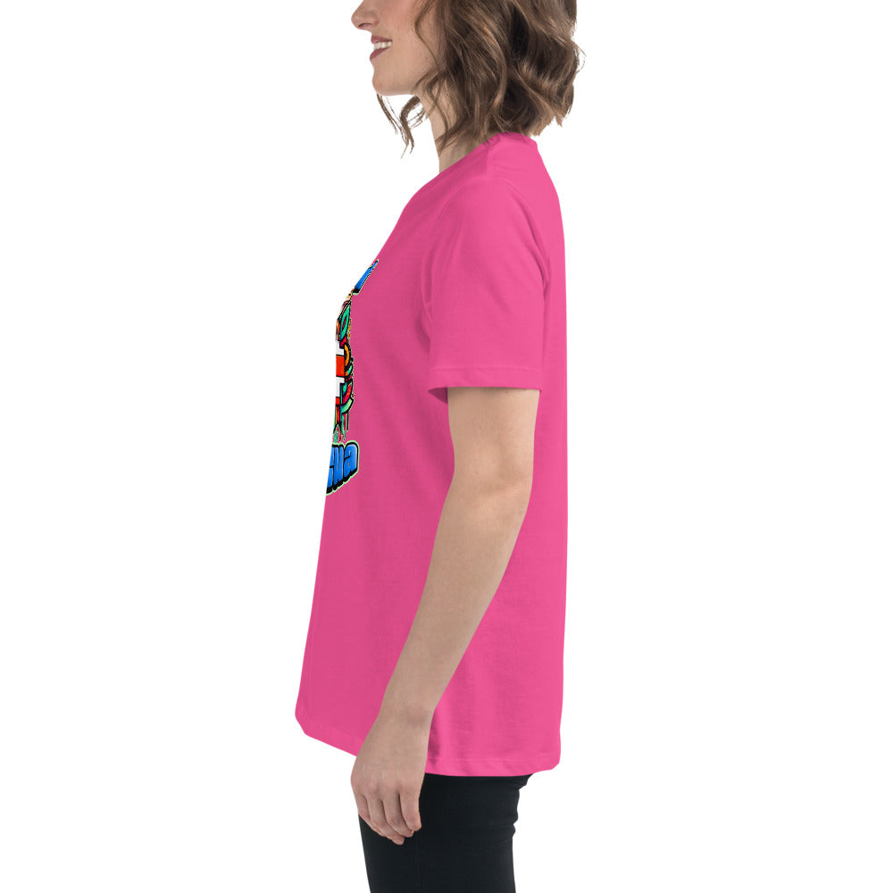 Graffytees Proud Boricua Women's Relaxed T-Shirt