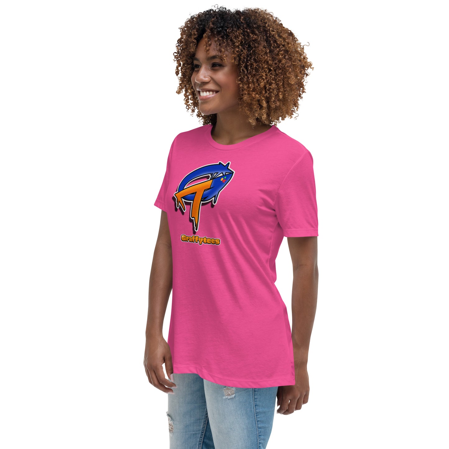 Graffytees GT graffiti monogram Women's Relaxed T-Shirt