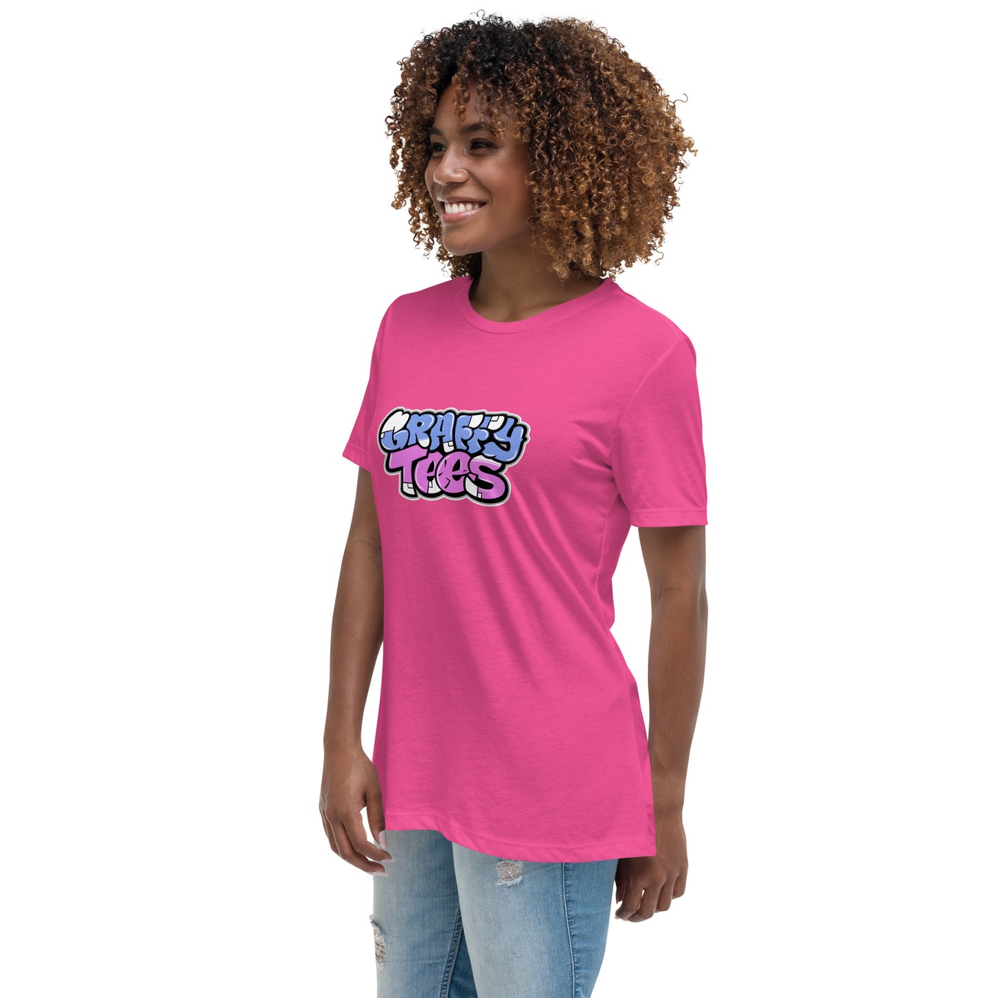 Graffitees Bubble letter logo Women's Relaxed T-Shirt