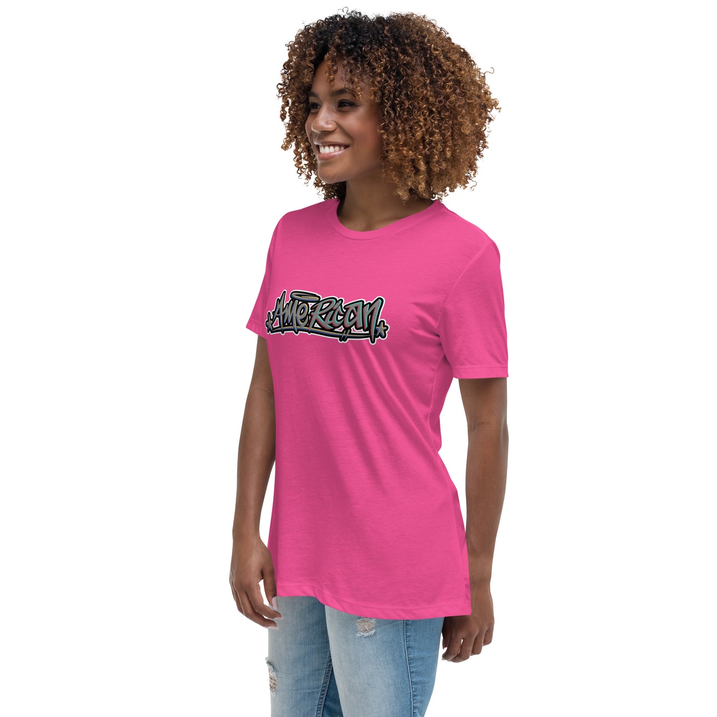 Graffytees American Graffiti Women's Relaxed T-Shirt