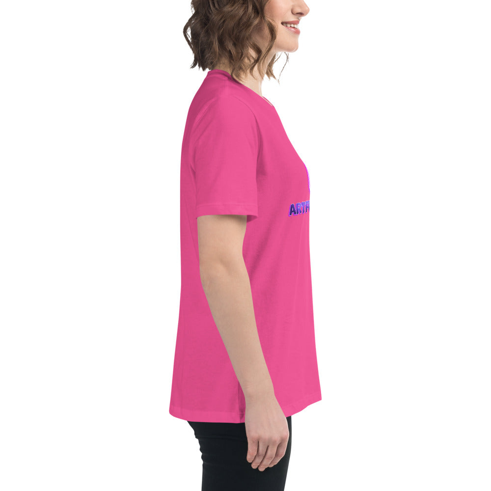 Artful Alienz logo Women's Relaxed T-Shirt
