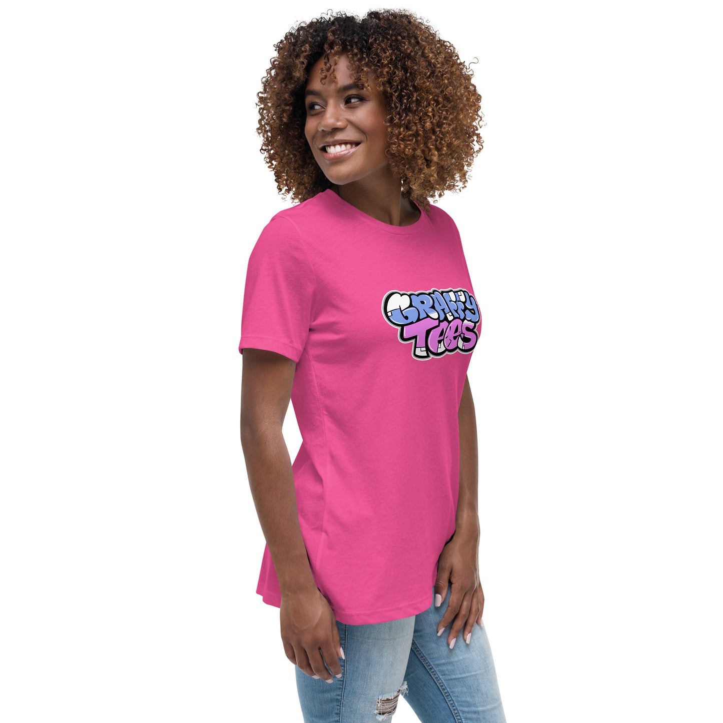 Graffitees Bubble letter logo Women's Relaxed T-Shirt