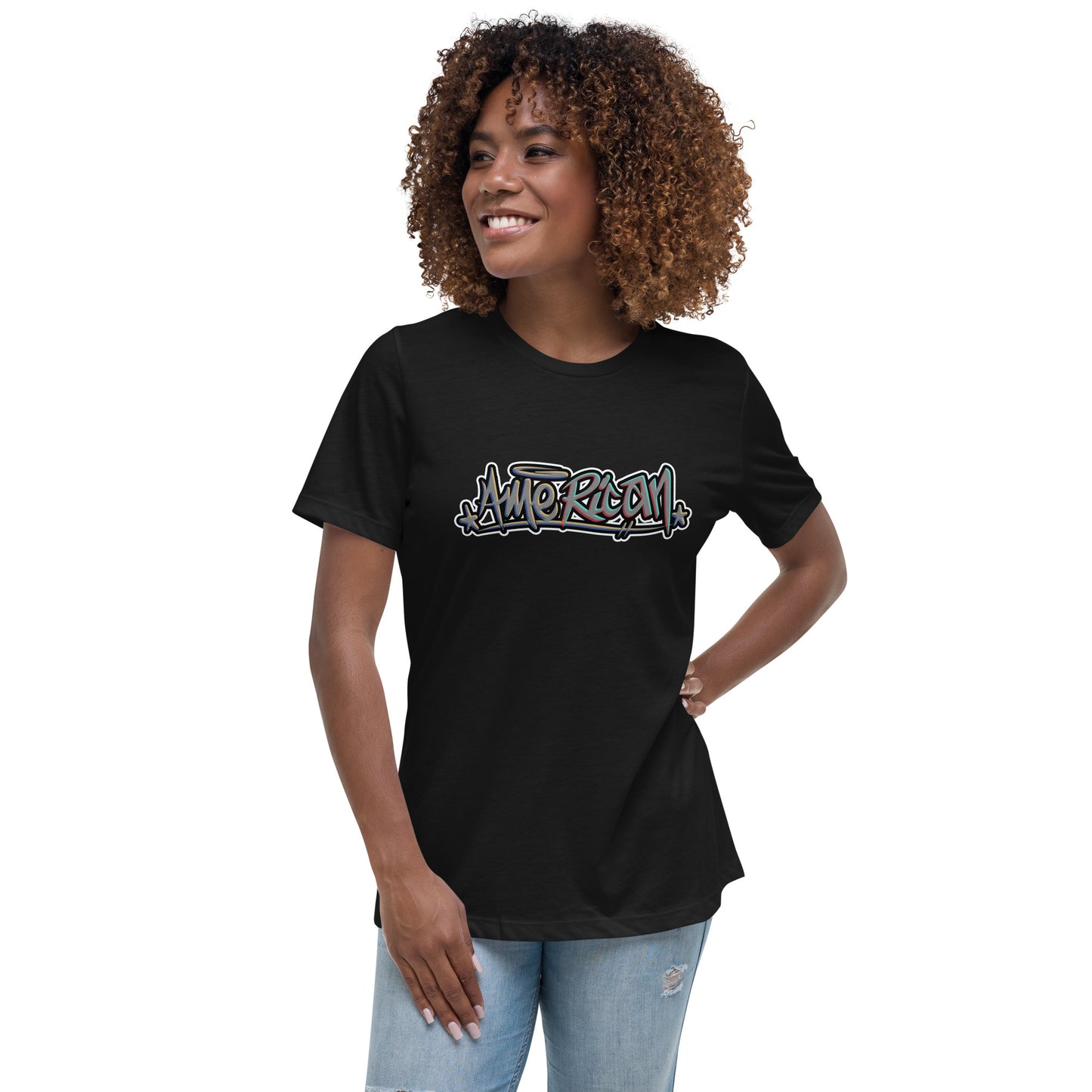 Graffytees American Graffiti Women's Relaxed T-Shirt