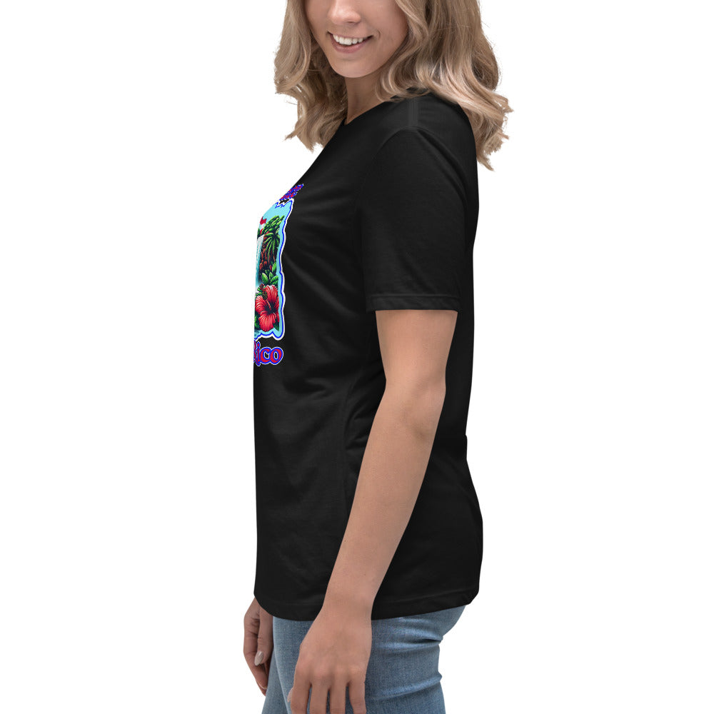 Graffytees I celebrate Puerto Rico Women's Relaxed T-Shirt