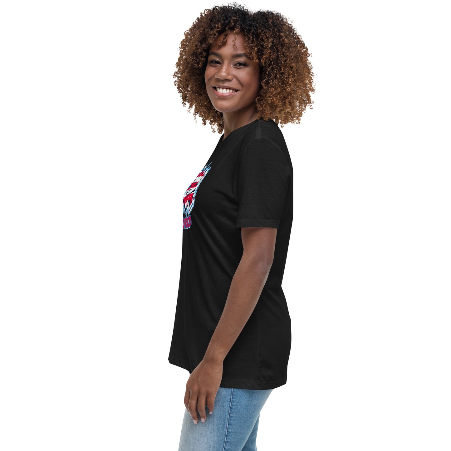 Graffytees Puerto Rico Graffiti flag Women's Relaxed T-Shirt