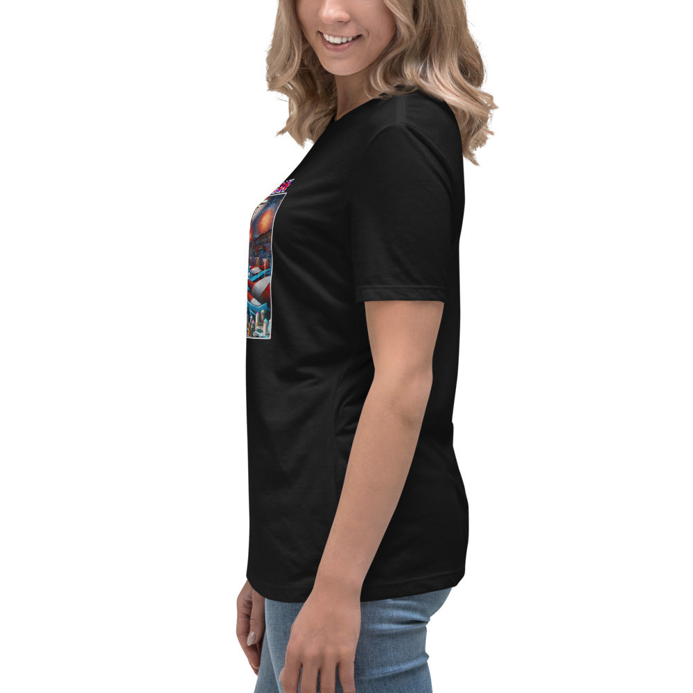 Graffytees American Graffiti Women's Relaxed T-Shirt