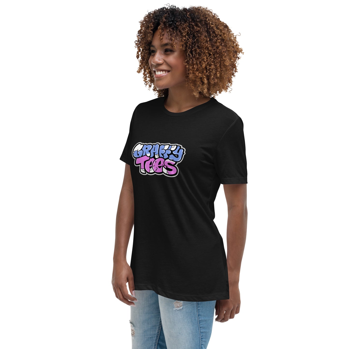 Graffitees Bubble letter logo Women's Relaxed T-Shirt