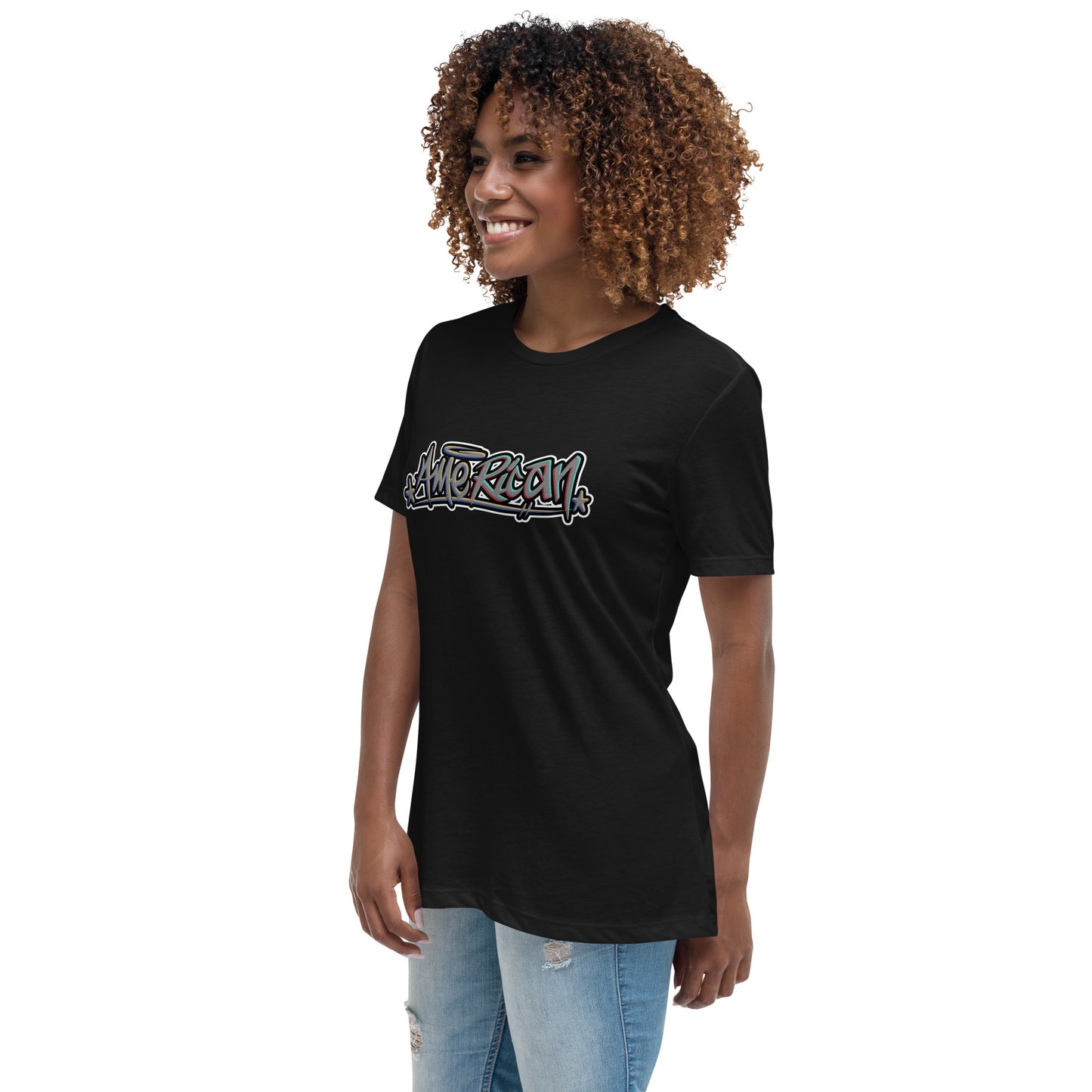 Graffytees American Graffiti Women's Relaxed T-Shirt