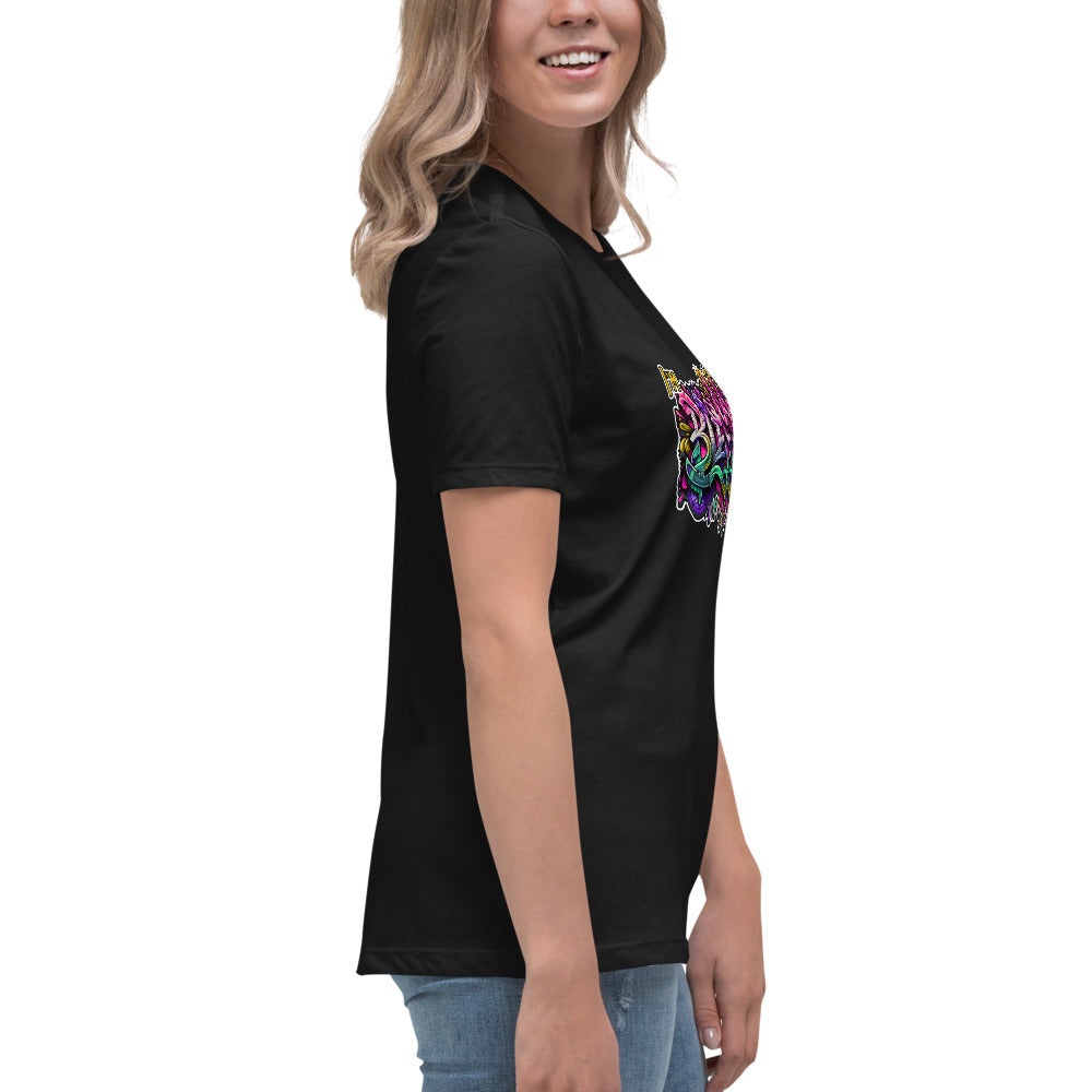 Graffytees Blessed Graffiti design Women's Relaxed T-Shirt
