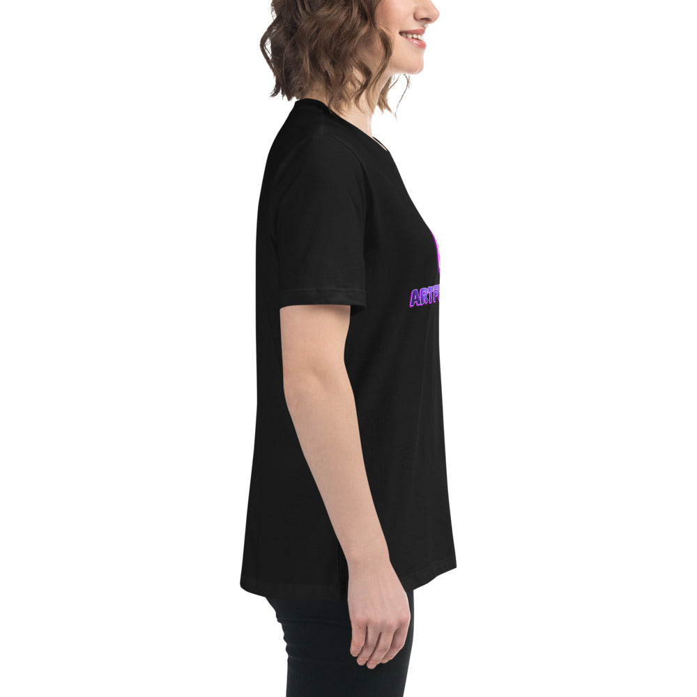 Artful Alienz logo Women's Relaxed T-Shirt
