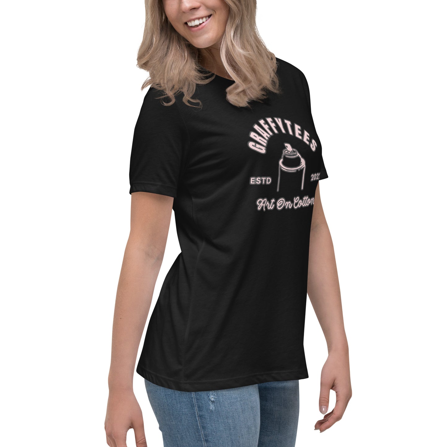 Grafftees Retro style design Women's Relaxed T-Shirt