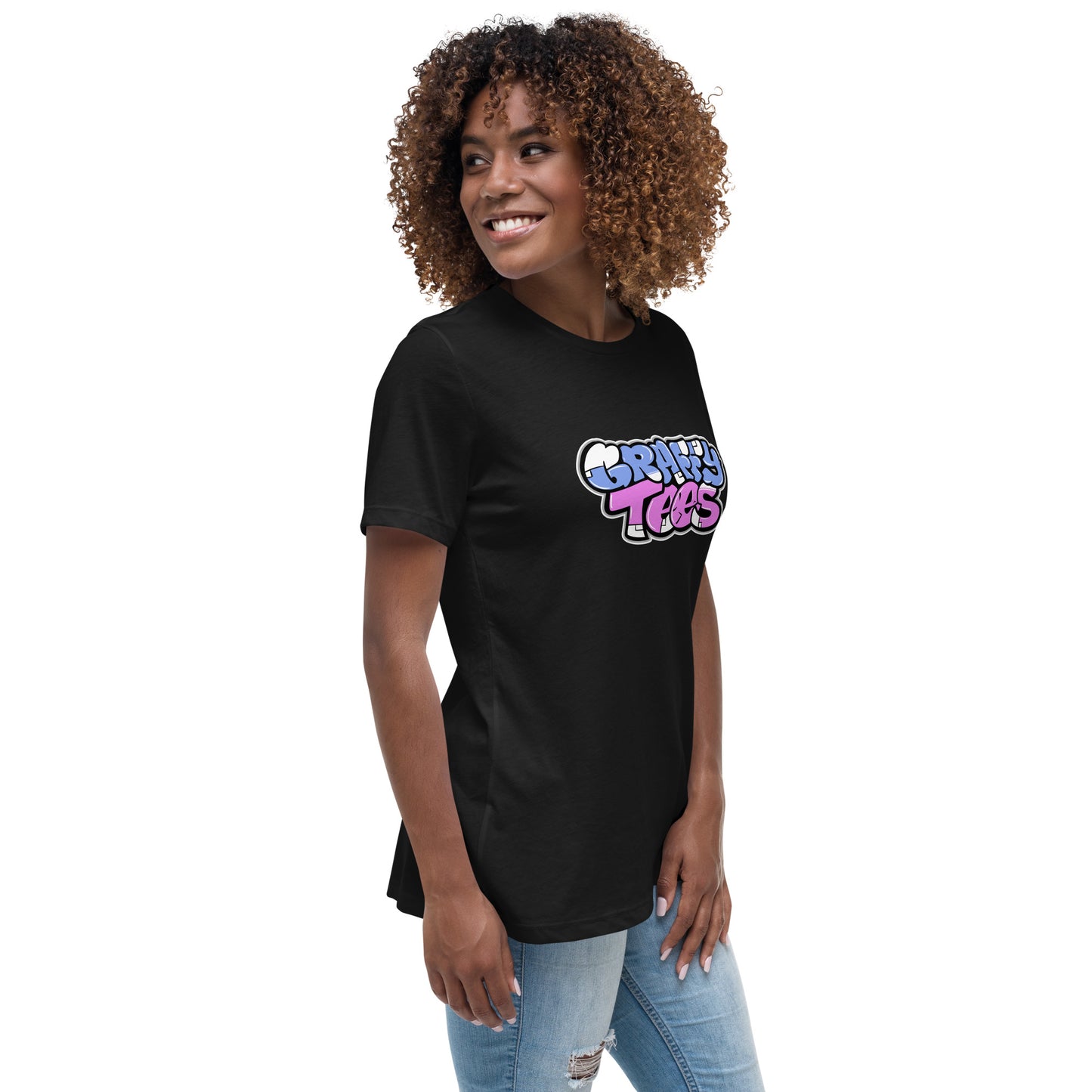 Graffitees Bubble letter logo Women's Relaxed T-Shirt