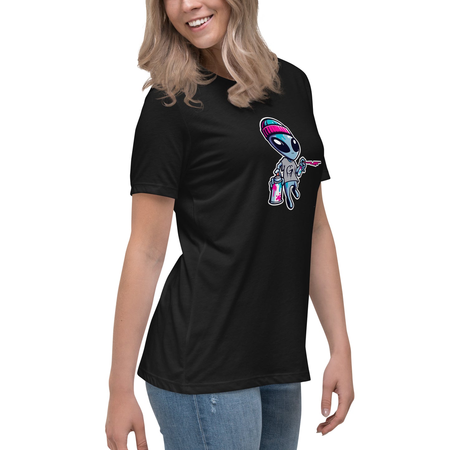 GraffyTees Artful Alienz Mascot Women's Relaxed T-Shirt