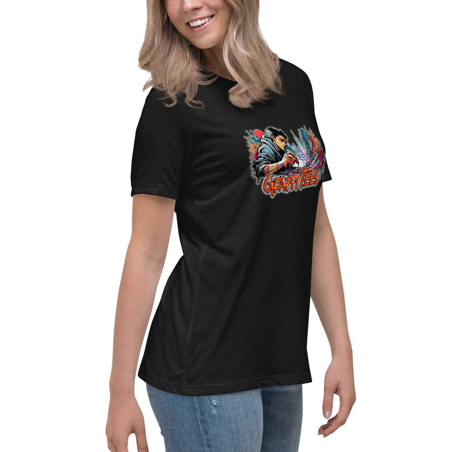 GraffyTees Writer Vandal with Pilot Marker Women's Relaxed T-Shirt