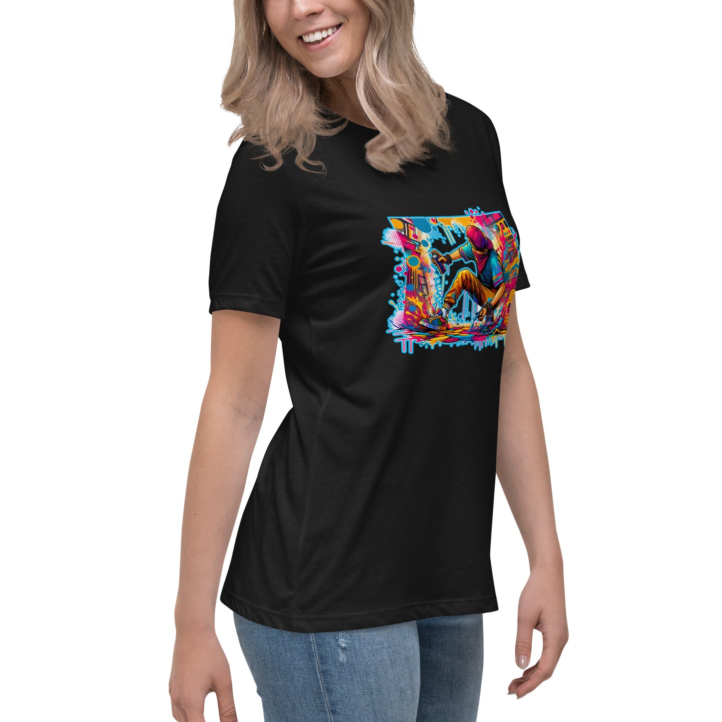 GraffyTees Vandal Artist Full ColorWomen's Relaxed T-Shirt
