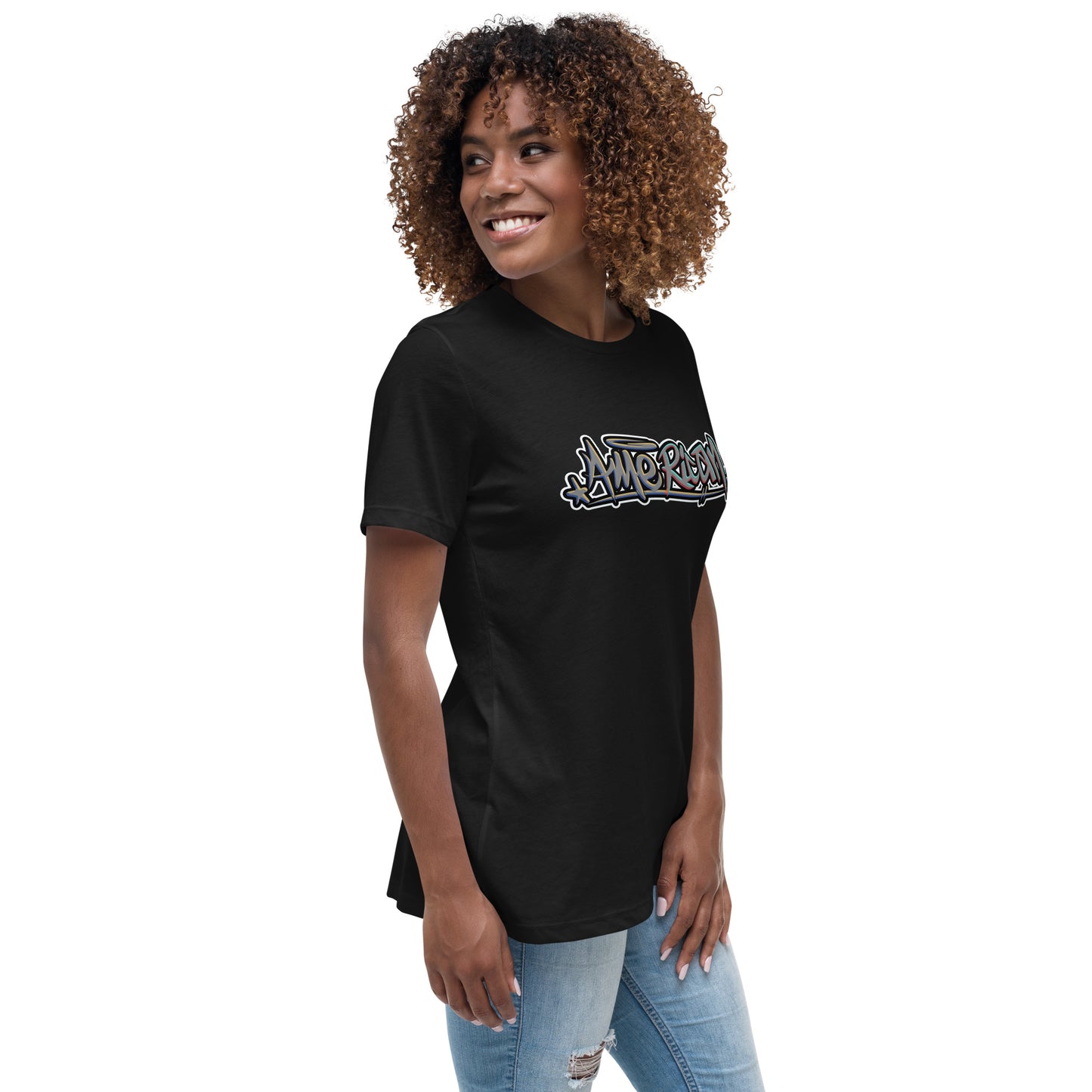 Graffytees American Graffiti Women's Relaxed T-Shirt
