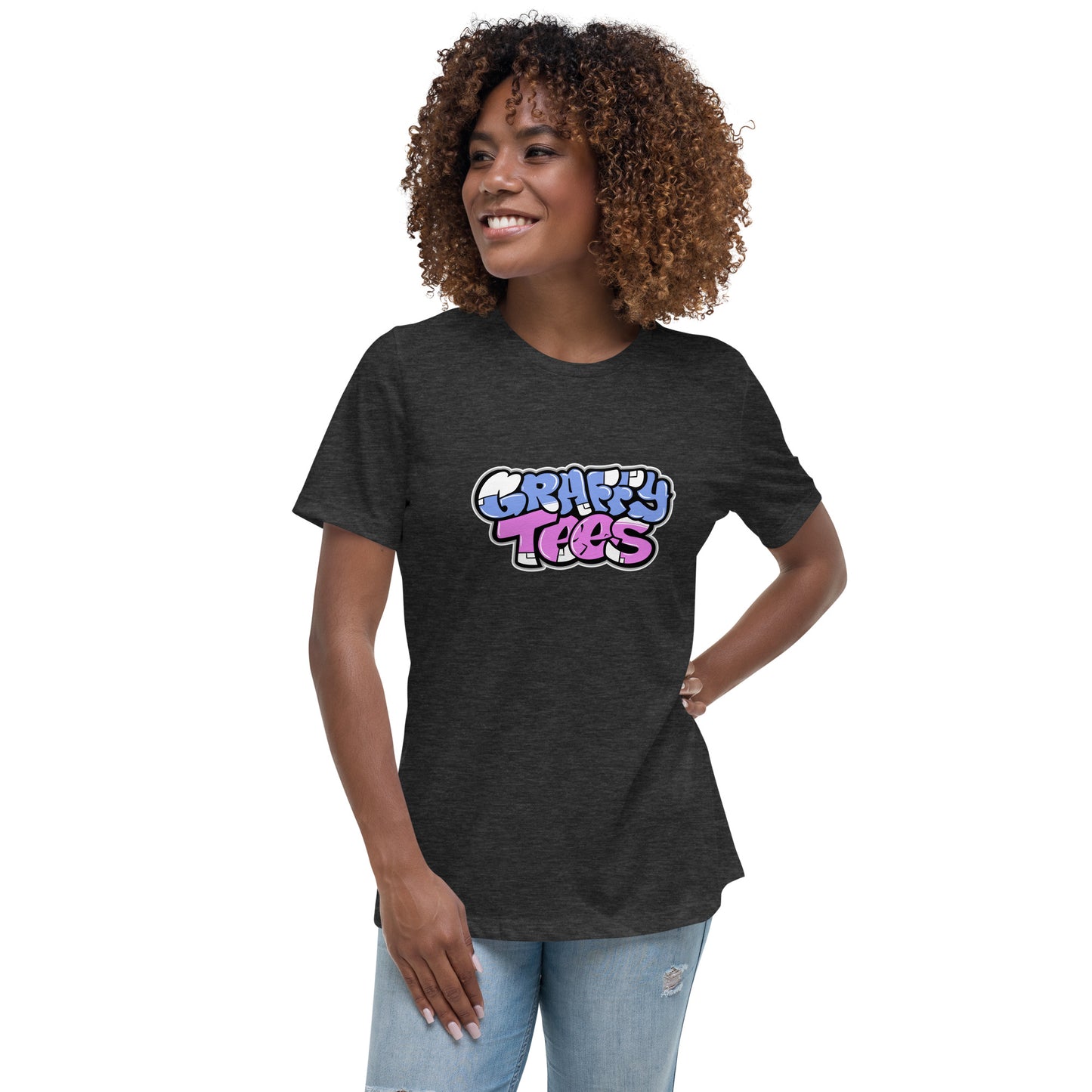 Graffitees Bubble letter logo Women's Relaxed T-Shirt