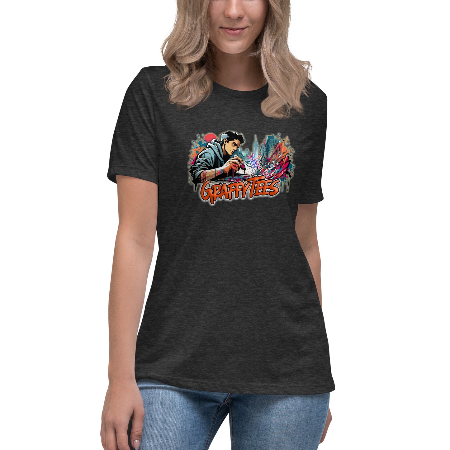 GraffyTees Writer Vandal with Pilot Marker Women's Relaxed T-Shirt