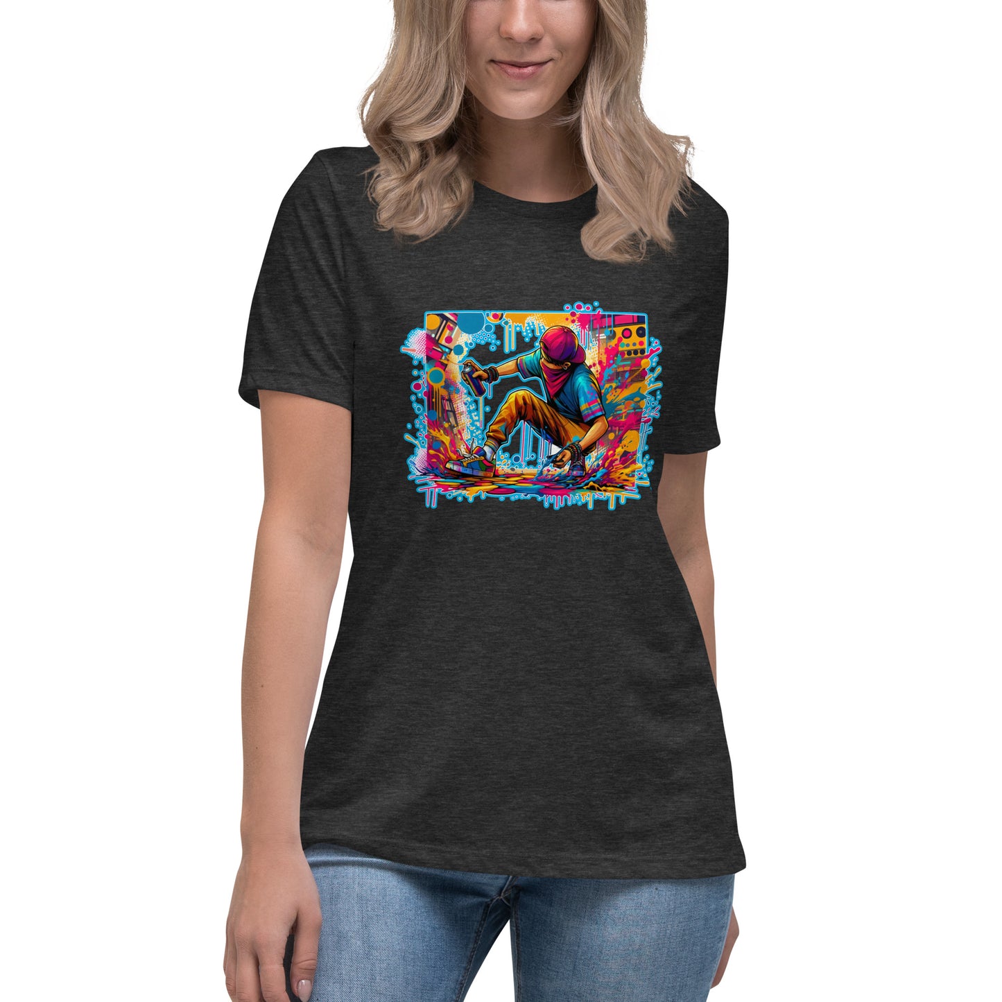 GraffyTees Vandal Artist Full ColorWomen's Relaxed T-Shirt