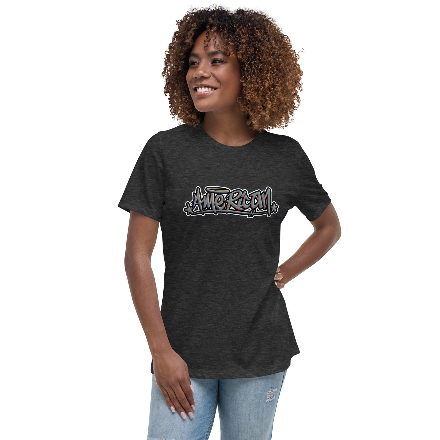 Graffytees American Graffiti Women's Relaxed T-Shirt