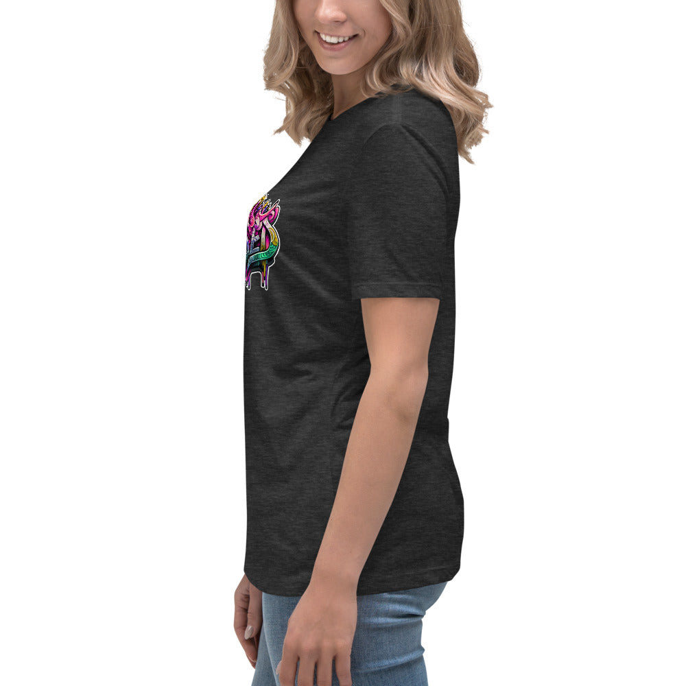 Graffytees Blessed Graffiti design Women's Relaxed T-Shirt