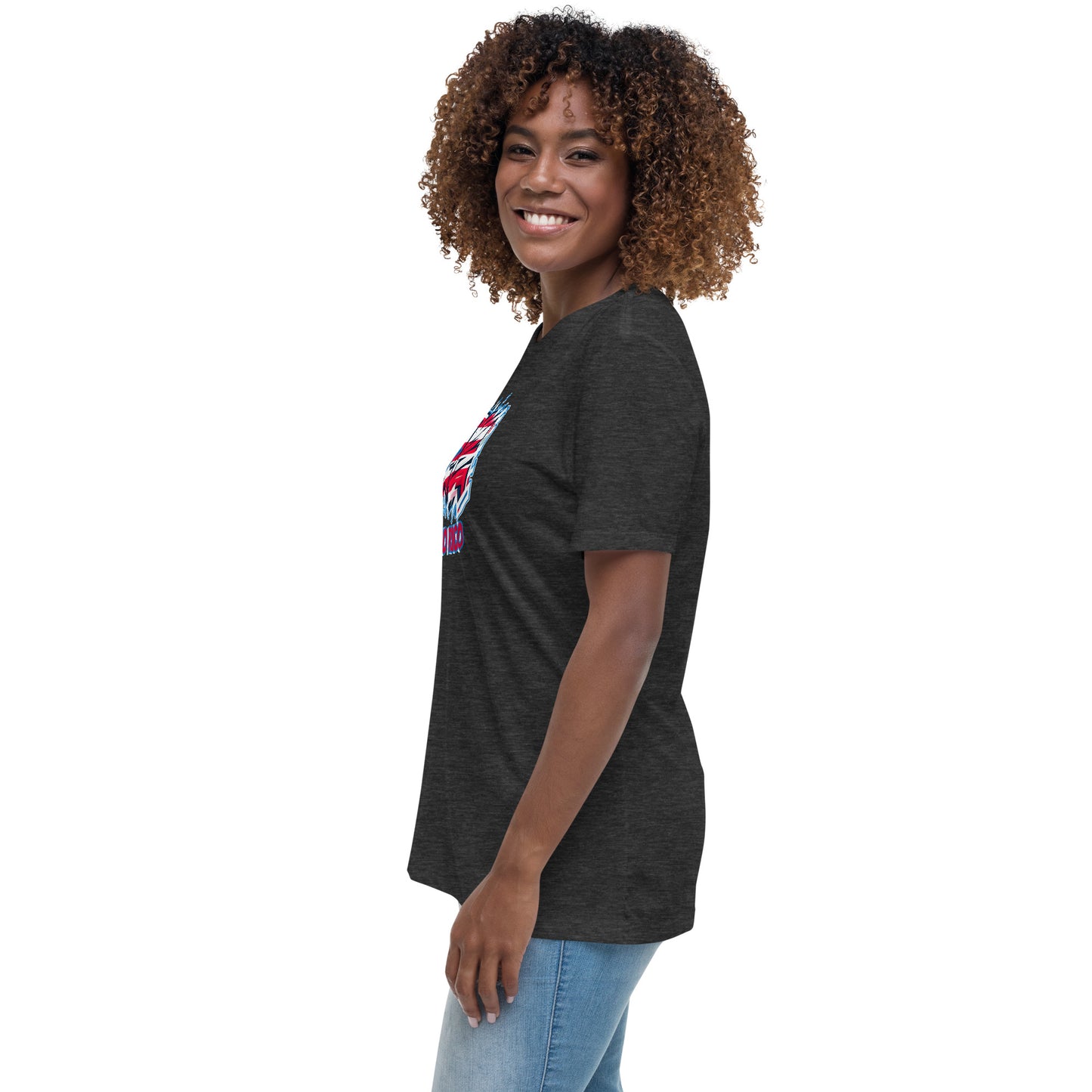 Graffytees Puerto Rico Graffiti flag Women's Relaxed T-Shirt