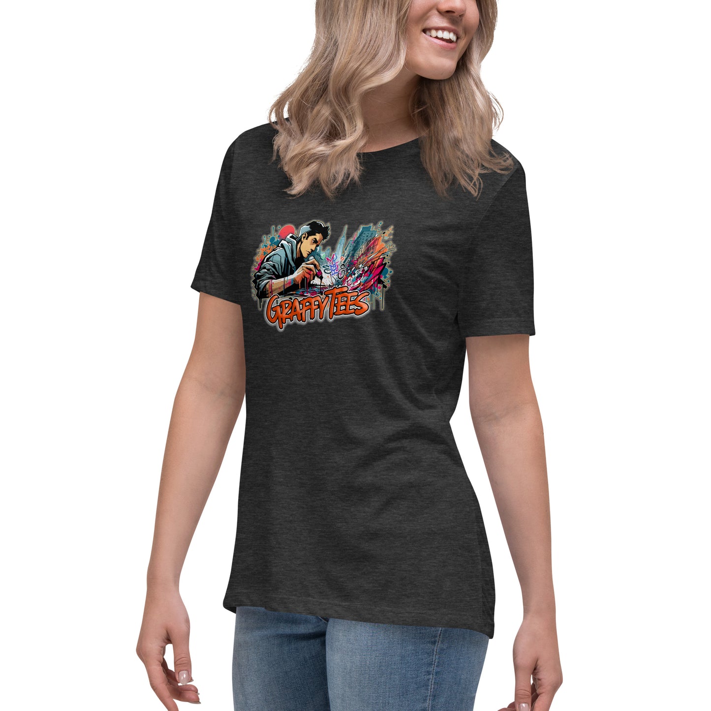 GraffyTees Writer Vandal with Pilot Marker Women's Relaxed T-Shirt