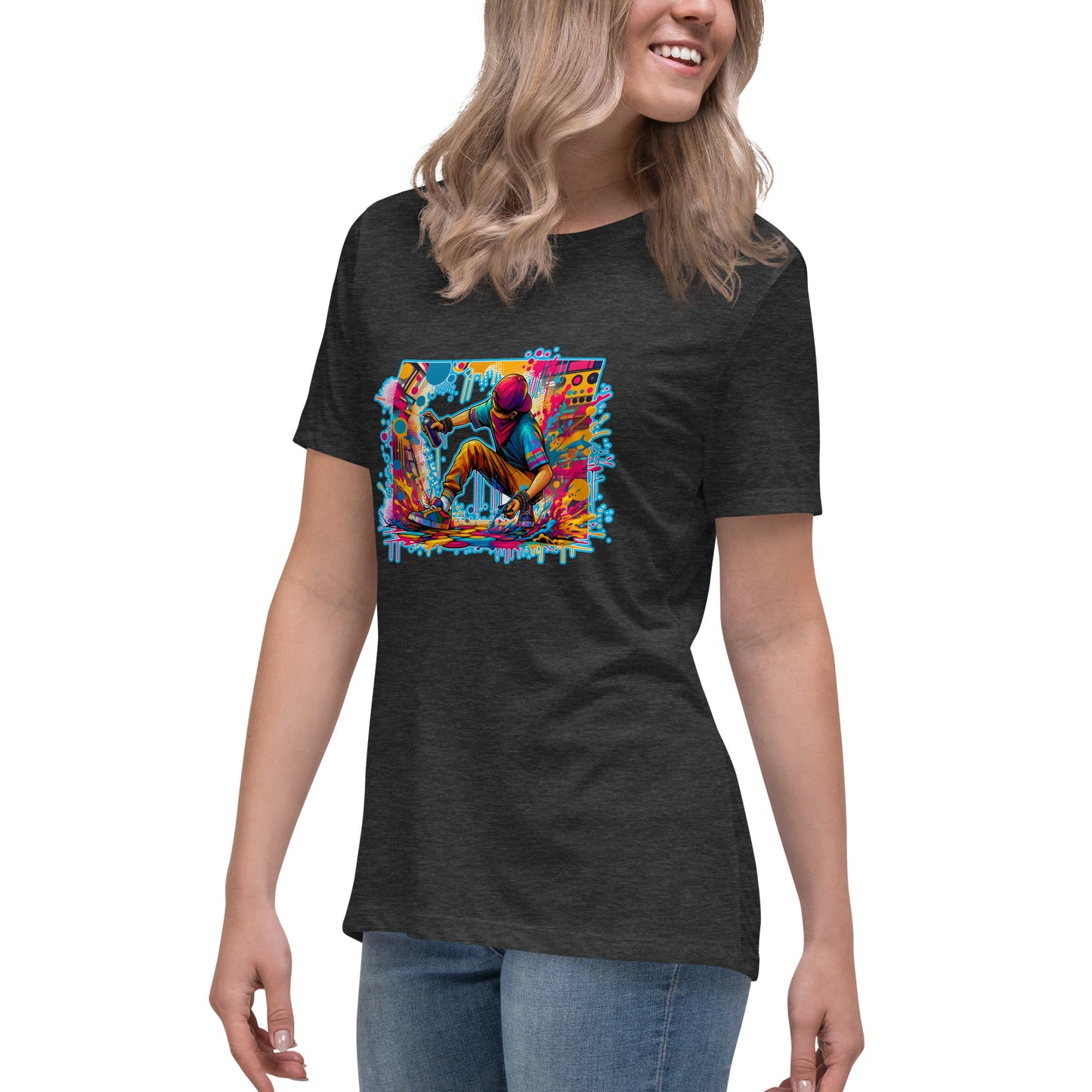 GraffyTees Vandal Artist Full ColorWomen's Relaxed T-Shirt