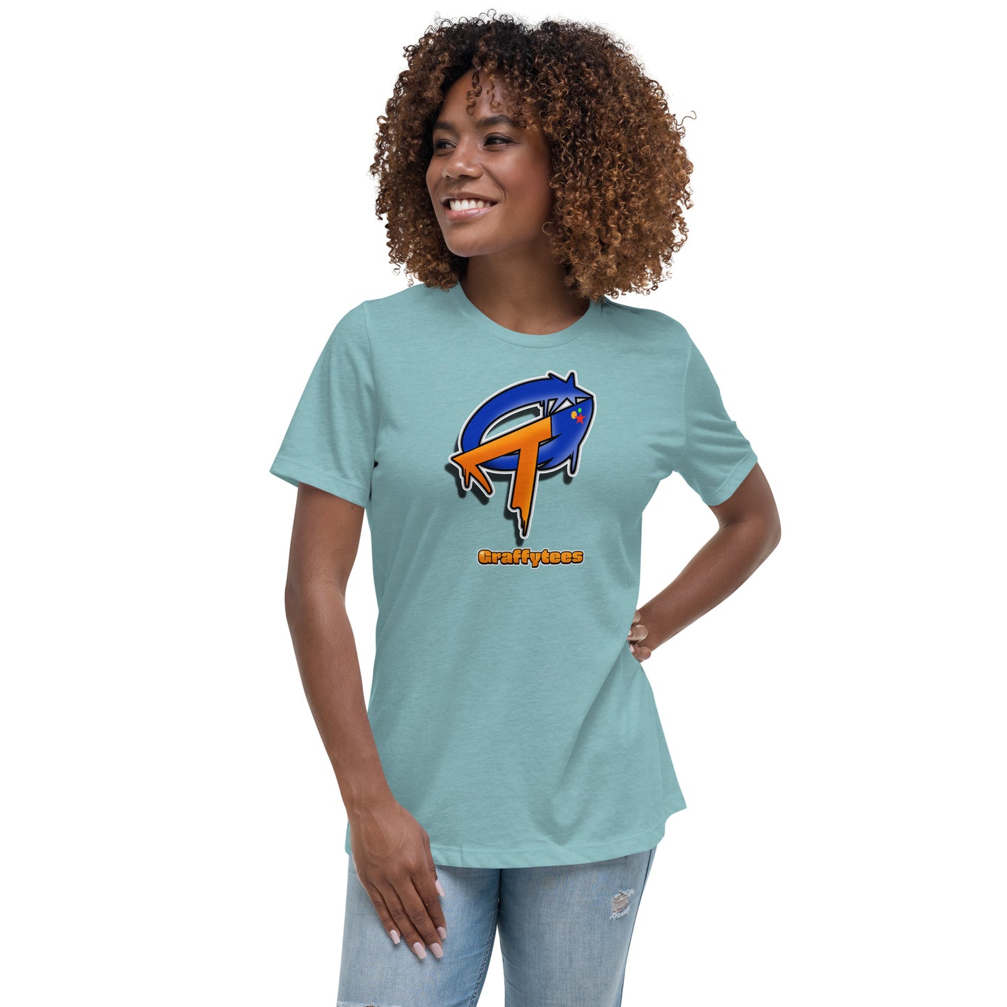 Graffytees GT graffiti monogram Women's Relaxed T-Shirt