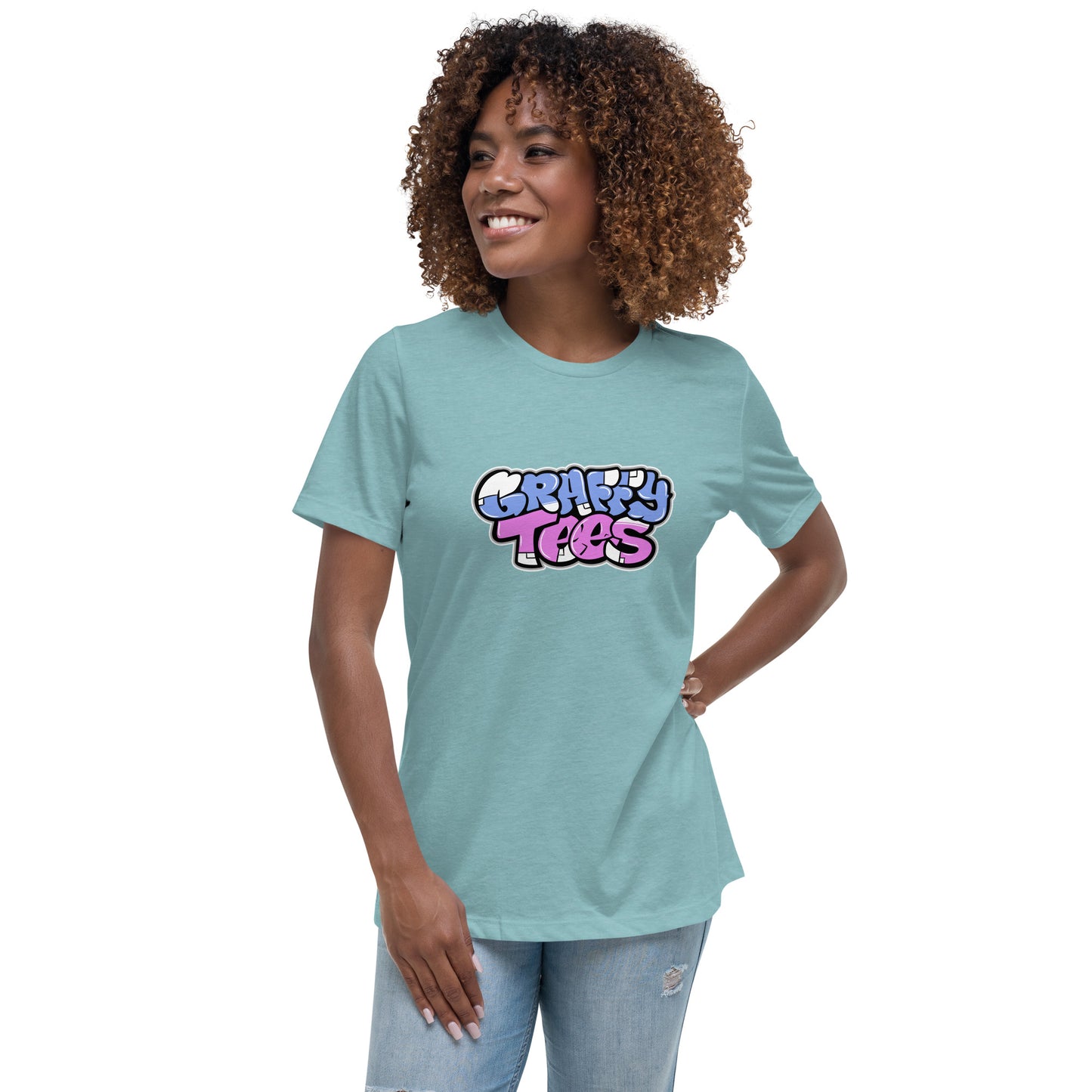 Graffitees Bubble letter logo Women's Relaxed T-Shirt