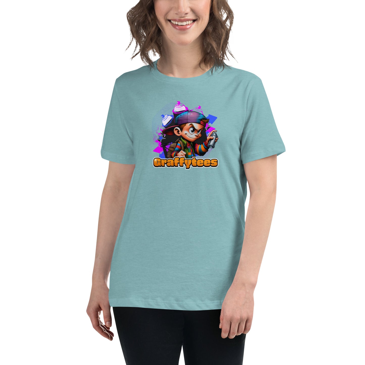 Graffytees Graffiti Vandal design Women's Relaxed T-Shirt