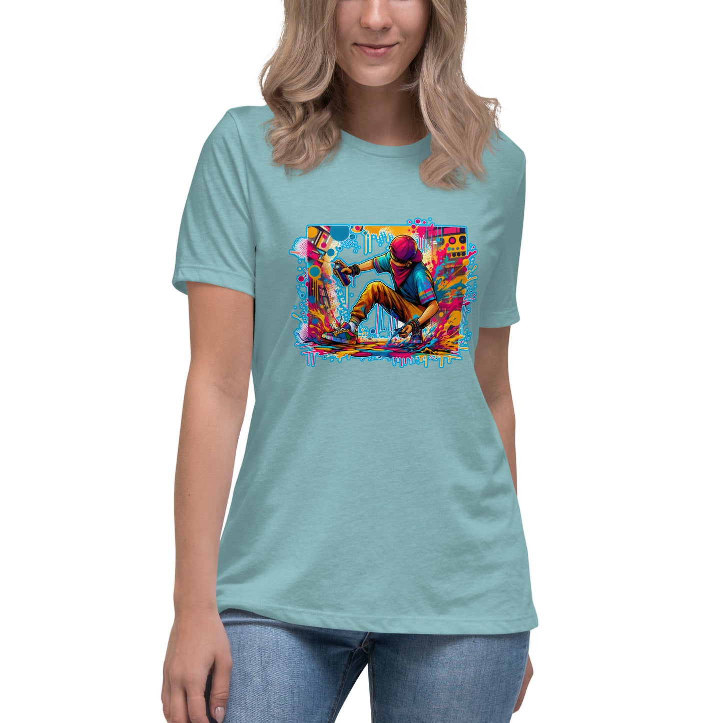 GraffyTees Vandal Artist Full ColorWomen's Relaxed T-Shirt